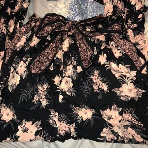 Floral print joggers